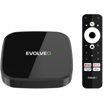 Evolveo Mediaplayer MultiMedia A4, EVOLVEO, 4K, Ultra HD, 32 GB, Android 11, Negru