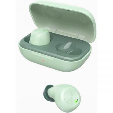 Hama Casti HAMA Spirit Chop 184083, True Wireless, Bluetooth, In-Ear, Microfon, verde deschis