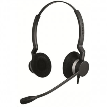 Jabra Jabra Biz 2300 QD Duo Căști Prin cablu Bandă de fixare pe cap Birou/Call center Bluetooth Negru (2389-820-109)