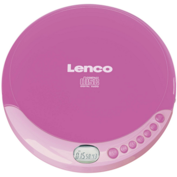 Lenco LENCO CD-011PK - CD player portabil - Roz