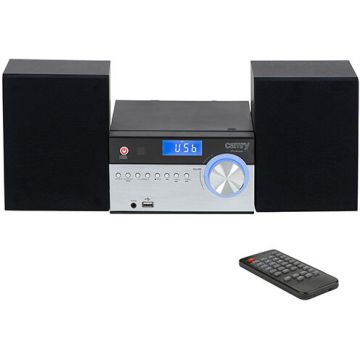 Mini Sistem Audio Hi-Fi CR1173 Bluetooth CD-ROM USB Radio FM/AM Stereo  X-Bass 28W Negru