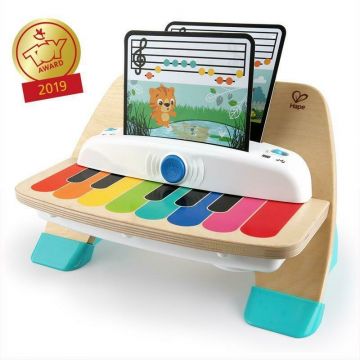 Pian muzical, Baby Einstein, Cu tehnologie Magic Touch, Cu doua moduri de joc, Cu partituri, 12 luni+, Multicolor