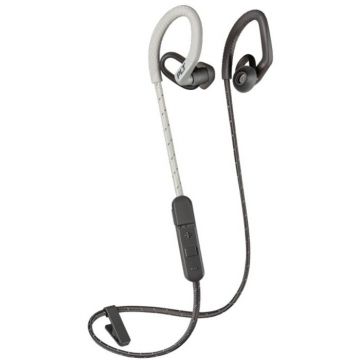 POLY Casti PLANTRONICS BackBeat FIT 350, PLB00133, Bluetooth, In-Ear, Microfon, alb-gri