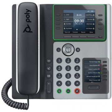 POLY Telefon IP Poly-HP Edge E400 si activat pentru PoE (82M93AA)