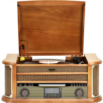 Reflexion Reflexion HIF2002DAB Retro audio system DAB+, FM, CD, Tape, Turntable, Bluetooth, USB