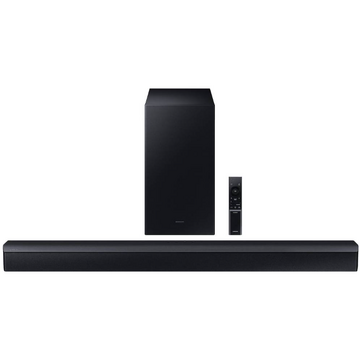 Samsung Soundbar, Samsung, HW-C440G, Cu subwoofer, 2.1 canale, 190 W, Bluetooth, Wireless, Negru