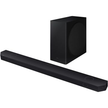 Samsung Soundbar Samsung HW-Q800D, 5.1.2, 360W, Bluetooth, Wi-Fi, Subwoofer wireless, Dolby Atmos, Negru