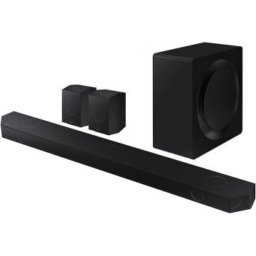 Samsung Soundbar Samsung HW-Q990D, 11.1.4, 656W, Bluetooth, Wi-Fi, Subwoofer wireless, Dolby Atmos, Negru grafit