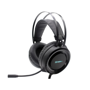 SANDBERG Sandberg 126-22 cască audio & cască cu microfon Căști Prin cablu Bandă de fixare pe cap Gaming Negru (126-22)