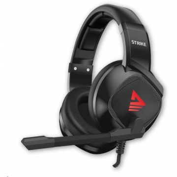 Savio Casti Gaming Profesionale Savio Strike, Clear Sound, telecomanda pe fir, microfon flexibil, iluminare rosie (Savio Strike)