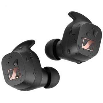 Sennheiser Casti audio In-Ear Sennheiser Sport True Wireless, Negru