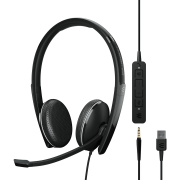 Sennheiser EPOS ADAPT 165T USB II Căști Prin cablu Bandă de fixare pe cap Birou/Call center USB Tip-A Negru (1000902)