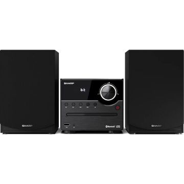 Sharp Microsistem audio Sharp XL-B512, 45W, FM, Bluetooth, CD, USB, AUX, Negru