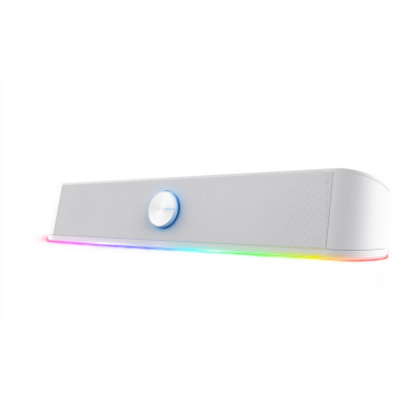 Trust Soundbar GXT619W Thorne RGB, Trust, ABS, 2 tweetere, 10000 Ω, 12W, USB, Alb