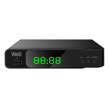 Well Receptor terestrial Well Vision high-definition DVB-T2 H265