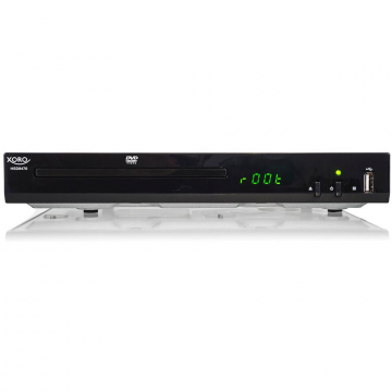 Xoro DVD player MPEG-4 cu port USB și interfață HDMI cu funcție de upscaling până la 1080p