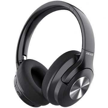 Akai Akai Casti Audio on ear, Negre