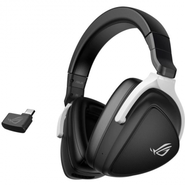 Asus Casti gaming Asus ROG Delta S, bluetooth, AI noise cancelation, multiplatform, negru