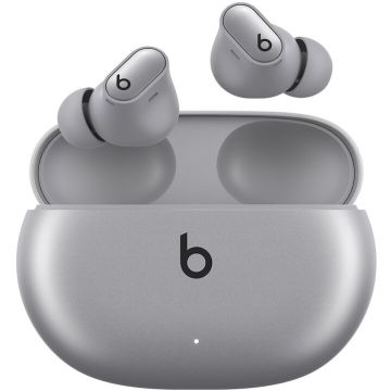 Beats Casti audio in ear Beats Studio Buds+, True Wireless, Noise Cancelling, Cosmic Silver