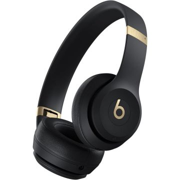 Beats Casti On-Ear Beats Solo 4, Wireless, Bluetooth, Autonomie 50 ore, Negru-Auriu