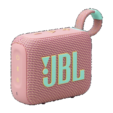 Boxa portabila JBL Go 4, 4.2 W, Bluetooth, Autonomie 7 ore, IP67 (Roz)