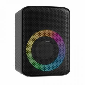 Boxa portabila Tellur Buzz, 80W, Bluetooth, Iluminare RGB, Negru