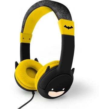 Casti pentru copii Stereo OTL Technologies BATMAN cu urechi, Jack 3.5mm (Negru)