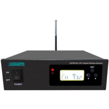 DSPPA Baza Sistem Wireless pe UHF DSPPA DSP6616A, Frecventa automata pe infrarosu, conectare max.200 microfoane