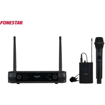 Fonestar Microfon de mana + lavaliera Wireless Fonestar SONAIR-2MP