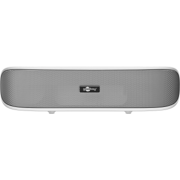 Goobay Goobay SoundBar - Difuzor stereo cu USB Plug 'n Play și AUX-in, alb