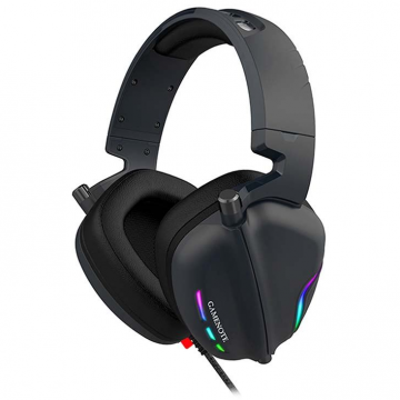 HAVIT Casti gaming cu microfon HAVIT H2019u, iluminare RGB, surround 7.1 virtual, difuzoare 50mm, control volum, reducere pasiva a zgomotului, conectare prin USB, bleumarin (H2019U)