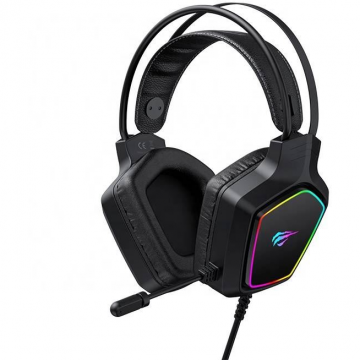 HAVIT Casti pentru gaming, Havit, RGB, Negru (H656d)