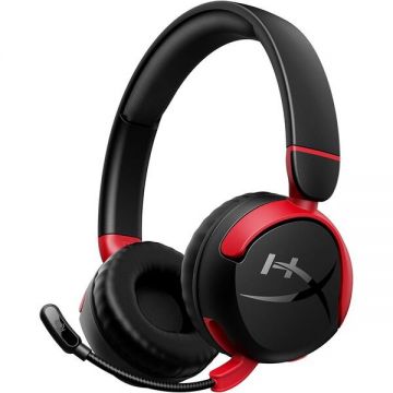 HP Casti Gaming Wireless HyperX Cloud Mini, multiplatforma, negru