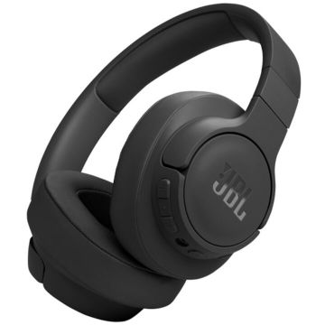 JBL Casti wireless over-ear JBL Tune 770NC, Adaptive Noise Cancelling, Bluetooth, Multi-Point, Negru