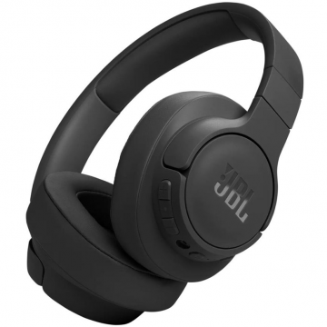 JBL Casti wireless over-ear JBL Tune 770NC, Adaptive Noise Cancelling, Bluetooth, Multi-Point, Negru