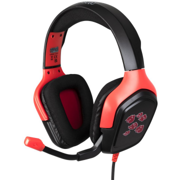 Konix Konix Naruto KX AKATSUKI HEADSET Căști Prin cablu Bandă de fixare pe cap Gaming Negru, Roşu (KX-GH-CLOUD-BK)