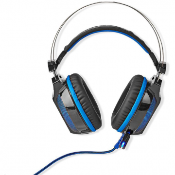 Nedis Casti Gaming cu fir Over-ear, 7.1 Virtual Surround, conector USB, Nedis