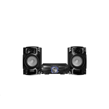 Panasonic Minisistem audio High Power Panasonic SC-AKX520E-K, 650 W RMS, Dual USB, Bluetooth, Max Juke App, AIRQUAKE BASS, Subwoofer 20cm