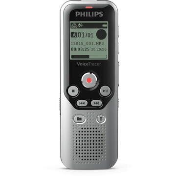 Philips Reportofon Philips VoiceTracker Audio recorder DVT1250 Argintiu