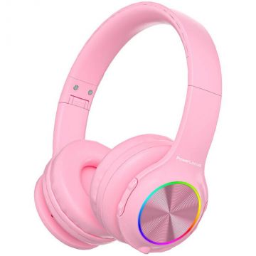 PowerLocus Căşti PowerLocus Wireless Headphones for kids PLED (pink)