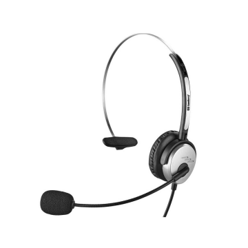 SANDBERG Sandberg 326-11 cască audio & cască cu microfon Căști Prin cablu Bandă de fixare pe cap Birou/Call center Negru, Argint (326-11)