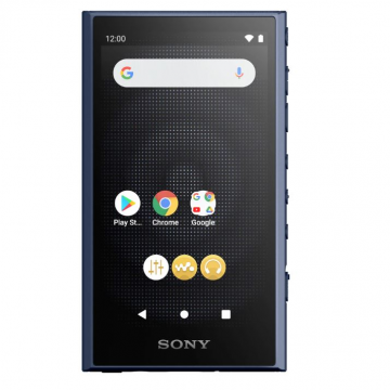 Sony MP4 Player Sony Walkman NW-A306L, Hi-Res Audio, Amplificator S-master HX, Android 12, Ecran HD tactil, Bluetooth 5.0, Wi-Fi ac, USB Type-C, LDAC, 32GB, Autonomie 36 ore, Albastru