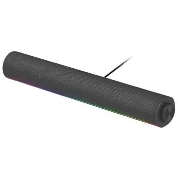 Soundbar Xiaomi Desktop Speaker QBH4276GL, Bluetooth, Stereo, Lumini RGB, Microfon (Negru)