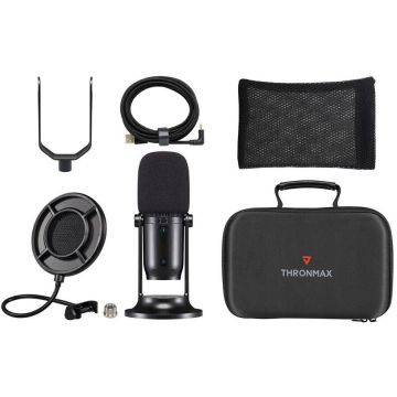 Thronmax Kit MicrofonThronmax M2PB, Mdrill One Pro Jet, Negru