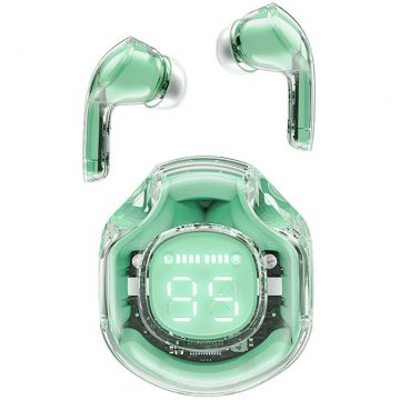 AceFast Casti Acefast T8, wireless, Bluetooth, In ear, TWS, Verde menta