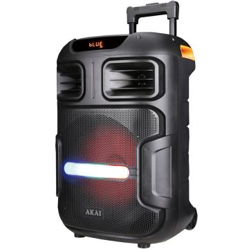 Akai Boxa portabila Akai ABTS-X5 Fusion, Bluetooth, 50w RMS, 1x microfon, Radio FM, negru