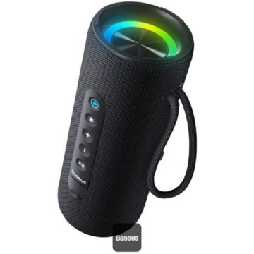 BASEUS Boxa Fara Fir Bluetooth 5.3, RGB, IPX5, Bass - Baseus AeQur VO20 (A20067900117-00) - Black