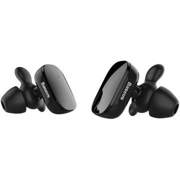 BASEUS Casti Bluetooth Baseus, Encok W02 TWS Mini, Negru