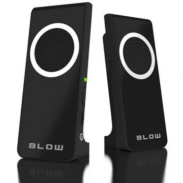 BLOW Difuzoare PC universale, 2.0, Negru