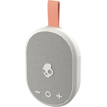 Boxa portabila SkullCandy OUNCE+, Bluetooth, Autonomie 16 ore, IPX7 (Alb/Portocaliu)